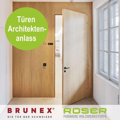 Brunex und Roser Türen Architektenanlass