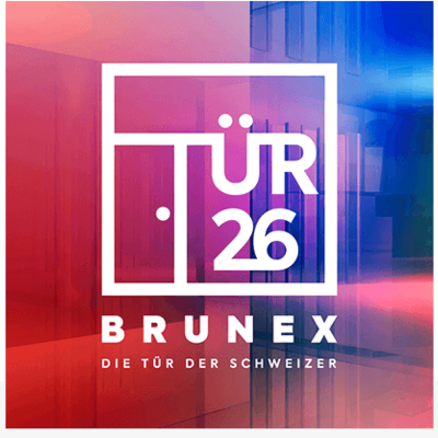 Melden Sie sich jetzt zur Tür26 von Brunex an Brunex Tür26 Fachevent, jetzt anmelden