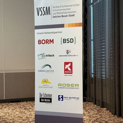 Roser AG engagiert sich an der Generalversammlung des VSSM Basel-Stadt Schreinerverband Basel Stadt - Verbandspartner Roser AG