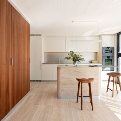 Küchenschrank mit Furnier Express Fixmasse US Nussbaum Küche mit Nussbaum Einbauschrank