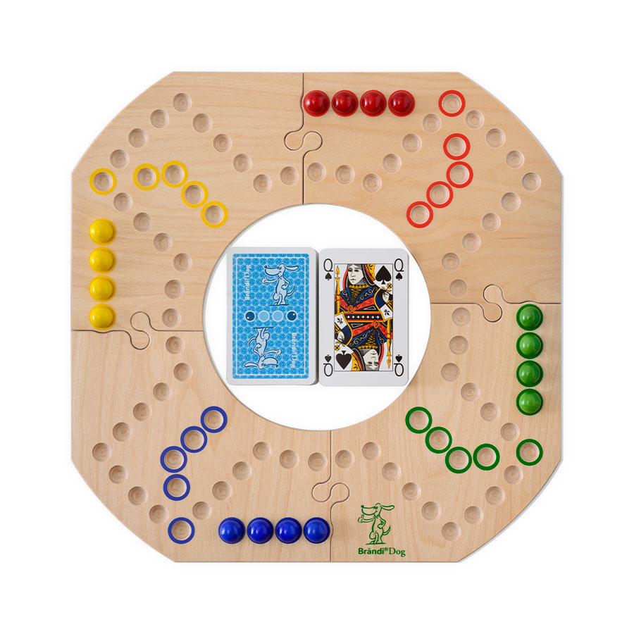 Birch plywood panels with noble European cherry veneer for Brändi Dog Wood from Roser AG for Brändi Dog