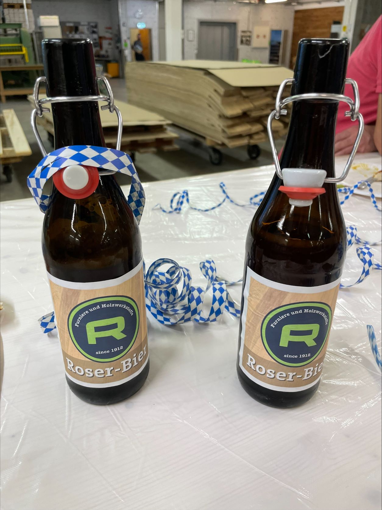 Roser Octoberfest 2022 Our home-brewed Roser beer at the Octoberfest