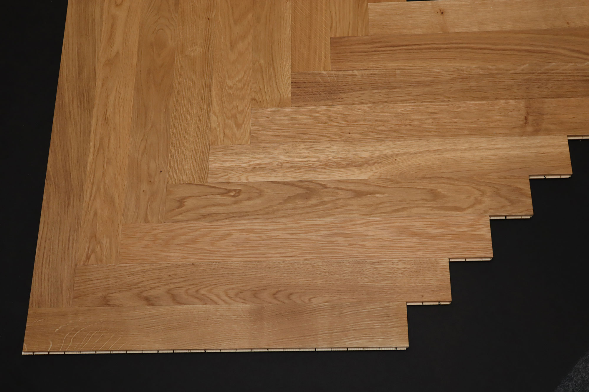 Herringbone, ship's floor parquet oak Wood export parquet ex warehouse Roser