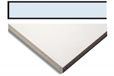 Knauf GIFAboard Gipsfaserplatte 1100 beidseitig mit K101 PE weiss 0,5mm bel. (20/Pal.)