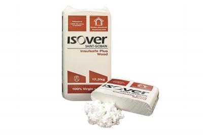 Isover Insulsafe plus Wood Mineralwolle zum einblasen Pack à 17,3kg (pal.weise) (36/Pal.)