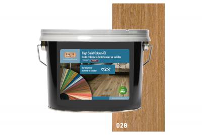 PROFF Woodcare High Solid Colour-Öl Mougat Nr.028 Geb. à 2,5lt (4/Pal.)