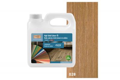 PROFF Woodcare High Solid Colour-Öl Nougat Nr.028 Geb. à 1,0lt (4/Pal.)