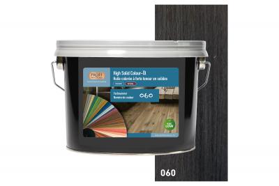 PROFF Woodcare High Solid Colour-Öl Schwarz Nr.060 Geb. à 2,5lt (4/Pal.)