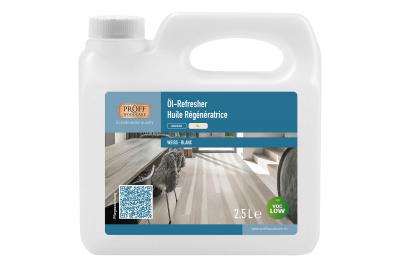 Proff Öl-Refresher für geölte Böden zur Unterhaltsreinigung und zum Fresh-up Geb. à 2,5l weiss (375-450m2) (6/Pal.)