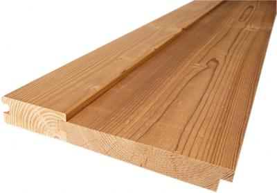 ThermoWood Fichte Fassadenprofil S-BD mit Nut + Kamm (Deckmass 27 x 180mm)